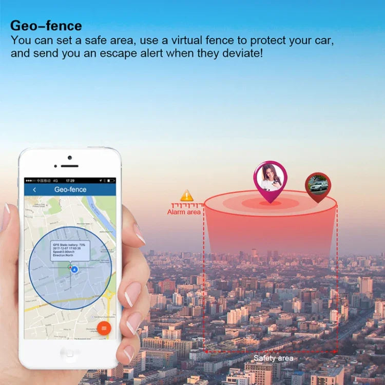 Traceur GPS GSM / GPRS pour voiture, camion ou véhicule LK106, LK106