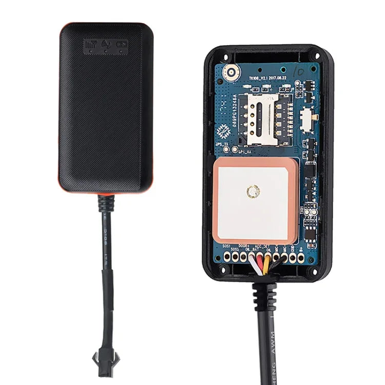 TK108 2G 2PIN Traceur GPS GSM GPRS en temps réel pour voiture et camion, prise en charge AGPS, 2PIN