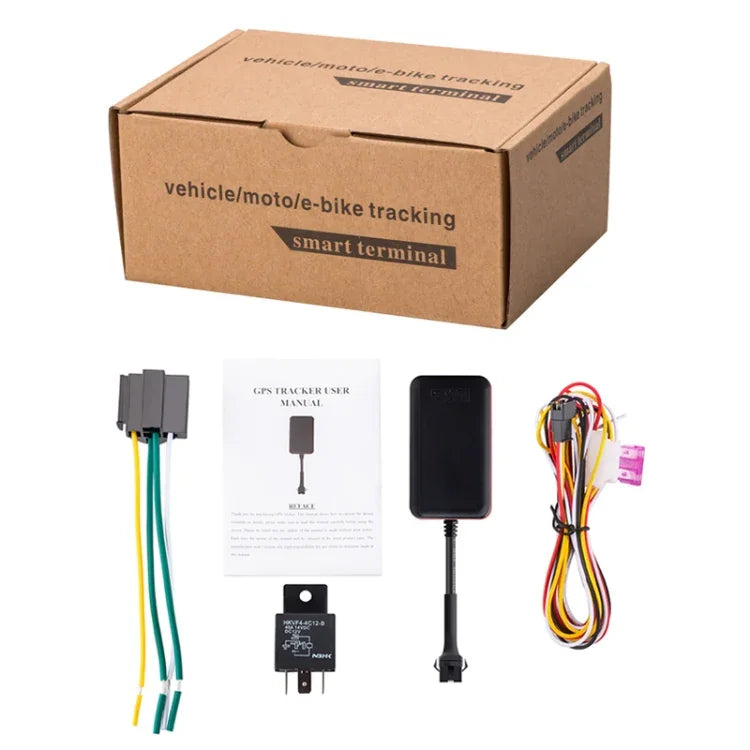 Traceur GPS TK108 2G 4PIN en temps réel pour voiture, camion et véhicule, prise en charge AGPS avec relais et batterie, 4PIN