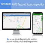 Traceur GPS GSM GPRS TK202B 2G pour voiture et camion, supporte l'AGPS, capacité de la batterie : 5000MA, 2G 5000mAh