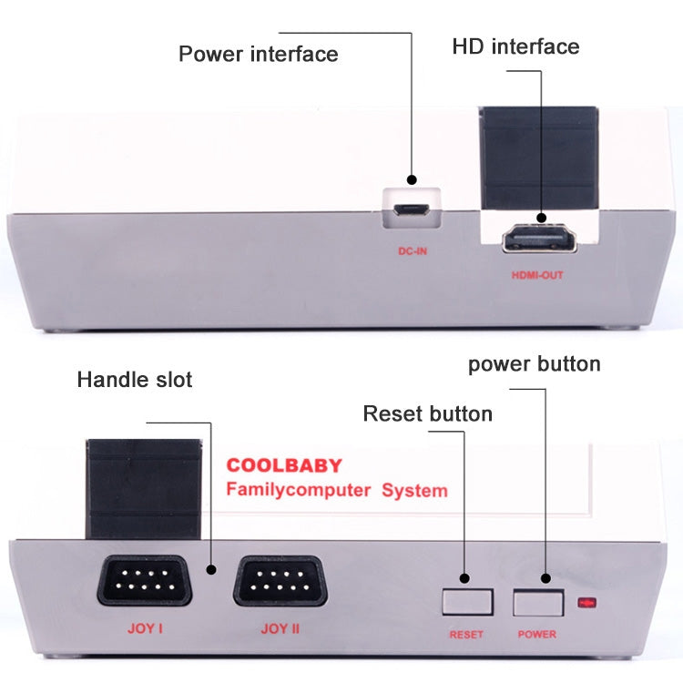 Console de jeu vidéo mini HDMI HD rétro classique, 600 jeux intégrés, prise UE, 600 jeux (prise UE), 600 jeux (prise US)