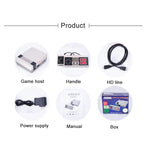 Retro Classic TV Mini HDMI HD Video Game Console, Built-in 600 Games, EU Plug, 600 Games(EU Plug), 600 Games(US Plug)