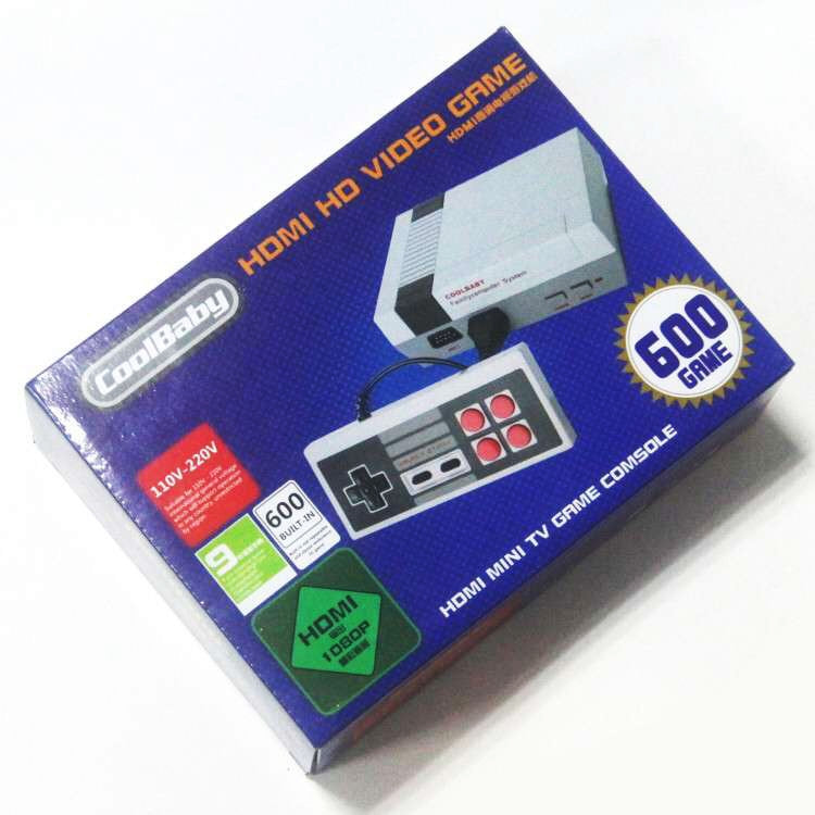 Console de jeu vidéo mini HDMI HD rétro classique, 600 jeux intégrés, prise UE, 600 jeux (prise UE), 600 jeux (prise US)