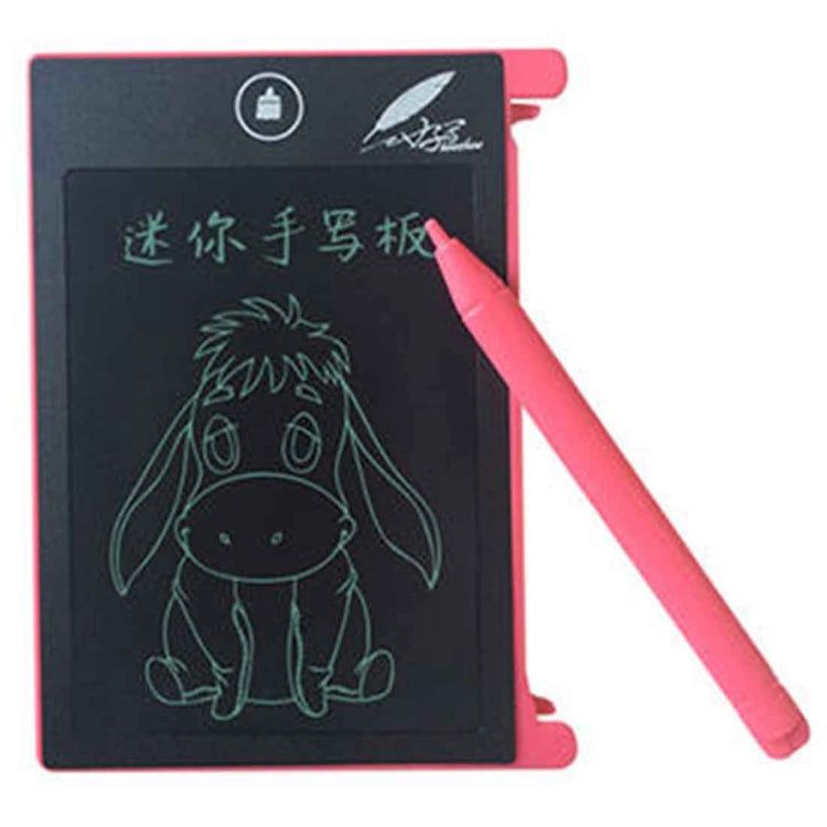 CHUYI Tablette d'écriture LCD 4,4 pouces, planche à dessin électronique portable, blocs-notes de gribouillage avec stylet pour la maison, l'école, le bureau, 4,4 pouces Rose