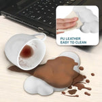 Tapis de souris avec repose-poignet en mousse à mémoire Cloud, attelle de poignet pour bureau