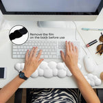 Tapis de souris avec repose-poignet en mousse à mémoire Cloud, attelle de poignet pour bureau