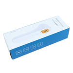 E122 Thermomètre auriculaire et frontal Thermomètre numérique infrarouge pour bébés, enfants et adultes Mesure en 1 seconde, E122