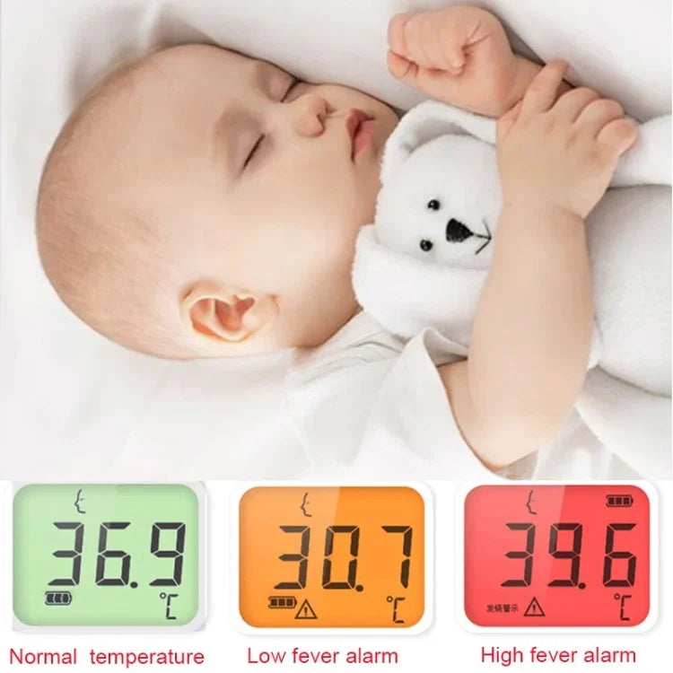 E122 Thermomètre auriculaire et frontal Thermomètre numérique infrarouge pour bébés, enfants et adultes Mesure en 1 seconde, E122