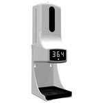 Thermomètre sans contact K9 Pro avec capteur de distance sensible à la lumière corporelle + Distributeur automatique de savon liquide sans contact 1000ml avec support de base, K9 Pro