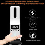 Thermomètre sans contact K9 Pro avec capteur de distance sensible à la lumière corporelle + Distributeur automatique de savon liquide sans contact 1000ml avec support de base, K9 Pro
