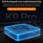 Thermomètre sans contact K9 Pro avec capteur de distance sensible à la lumière corporelle + Distributeur automatique de savon liquide sans contact 1000ml avec support de base, K9 Pro