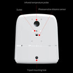 Thermomètre sans contact K9 Pro avec capteur de distance sensible à la lumière corporelle + Distributeur automatique de savon liquide sans contact 1000ml avec support de base, K9 Pro