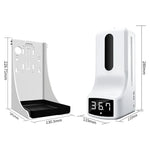 Thermomètre sans contact K9 Pro avec capteur de distance sensible à la lumière corporelle + Distributeur automatique de savon liquide sans contact 1000ml avec support de base, K9 Pro