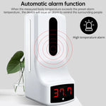 Thermomètre sans contact K9 Pro avec capteur de distance sensible à la lumière corporelle + Distributeur automatique de savon liquide sans contact 1000ml avec support de base, K9 Pro