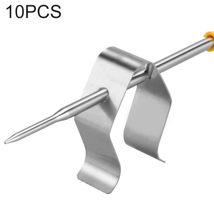 10 PCS Support de Sonde pour Barbecue Cuisine Maison, Spécification: Support de Sonde à Trou Unique, Trou Unique