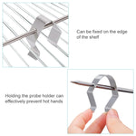 10 PCS Support de Sonde pour Barbecue Cuisine Maison, Spécification: Support de Sonde à Trou Unique, Trou Unique