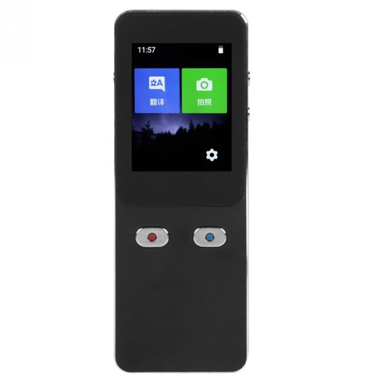 T9+ Traducteur vocal intelligent WIFI portable, Traducteur IA en temps réel, pour voyages d'affaires, Traduction en 27 langues, T9+ Noir