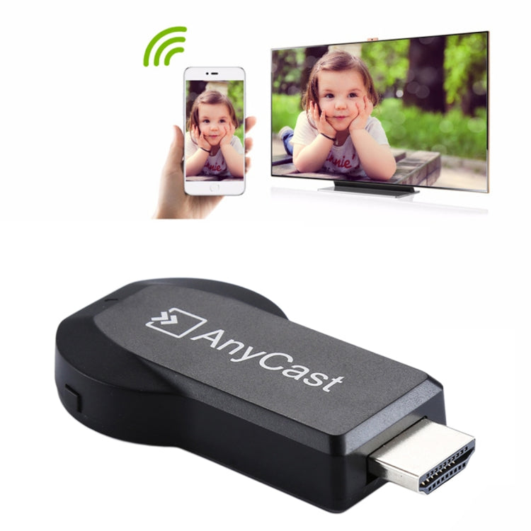 M2 Plus Dongle d'affichage sans fil WiFi Récepteur Airplay Miracast DLNA 1080P HDMI TV Stick pour iPhone, Samsung et autres smartphones Android, M2 Plus