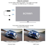Récepteur de Dongle d'affichage WiFi sans fil M4 Plus Airplay Miracast DLNA 1080P HDMI TV Stick pour iPhone, Samsung et autres Smartphones Android, M4 Plus