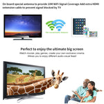 Récepteur de Dongle d'affichage WiFi sans fil M4 Plus Airplay Miracast DLNA 1080P HDMI TV Stick pour iPhone, Samsung et autres Smartphones Android, M4 Plus