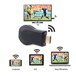 Récepteur de Dongle d'affichage WiFi sans fil M4 Plus Airplay Miracast DLNA 1080P HDMI TV Stick pour iPhone, Samsung et autres Smartphones Android, M4 Plus