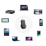 Récepteur de Dongle d'affichage WiFi sans fil M4 Plus Airplay Miracast DLNA 1080P HDMI TV Stick pour iPhone, Samsung et autres Smartphones Android, M4 Plus