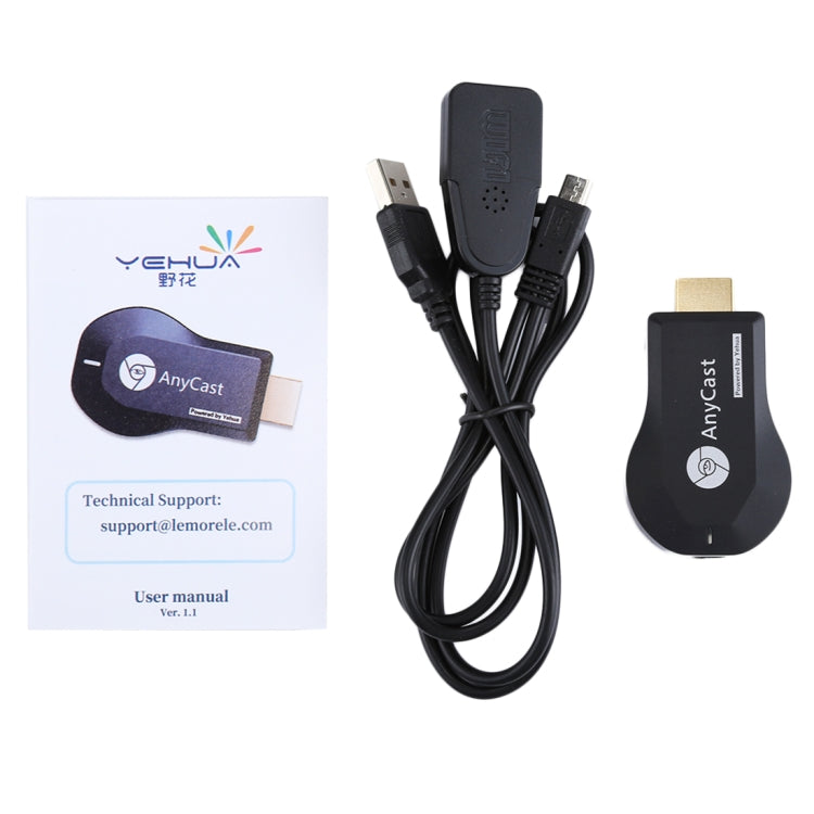 Récepteur de Dongle d'affichage WiFi sans fil M4 Plus Airplay Miracast DLNA 1080P HDMI TV Stick pour iPhone, Samsung et autres Smartphones Android, M4 Plus