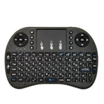 Langue prise en charge : russe. Clavier sans fil i8 Air Mouse avec pavé tactile pour boîtiers TV Android, Smart TV, tablettes PC, Xbox 360, PS3 et HTPC/IPTV.