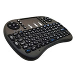 Langue prise en charge : russe. Clavier sans fil i8 Air Mouse avec pavé tactile pour boîtiers TV Android, Smart TV, tablettes PC, Xbox 360, PS3 et HTPC/IPTV.