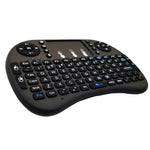 Langue prise en charge : anglais. Clavier sans fil i8 Air Mouse avec pavé tactile pour boîtier TV Android, Smart TV, tablette PC, Xbox 360, PS3 et HTPC/IPTV (anglais).
