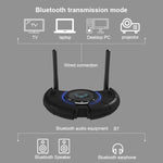 TX800 Adaptateur audio émetteur-récepteur Bluetooth 5.0 à fibre optique avec double antenne et écran OLED