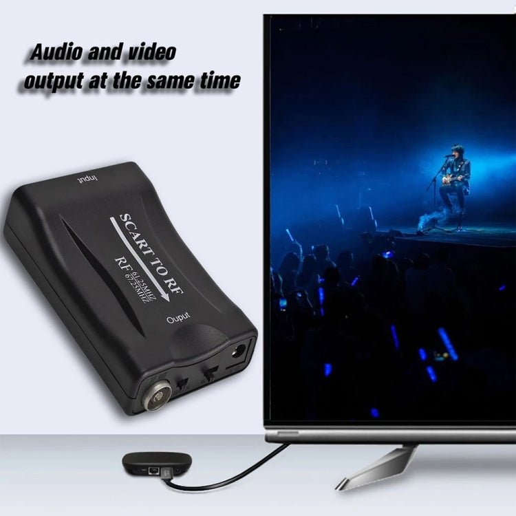 Convertisseur vidéo péritel vers RF, supporte les fréquences RF 67,25 MHz, 61,25 MHz, péritel vers RF