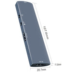 Z46 Carte de Capture Vidéo HDMI + Micro + Audio + USB avec Boucle, Z46