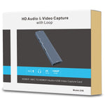 Z46 Carte de Capture Vidéo HDMI + Micro + Audio + USB avec Boucle, Z46