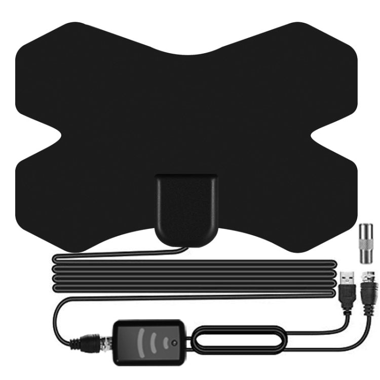 Antenne HDTV 25dB 4K MYC-HDTV050 X Shield, Portée de réception : 150 miles, MYC-HDTV050