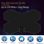 Antenne HDTV 25dB 4K MYC-HDTV050 X Shield, Portée de réception : 150 miles, MYC-HDTV050