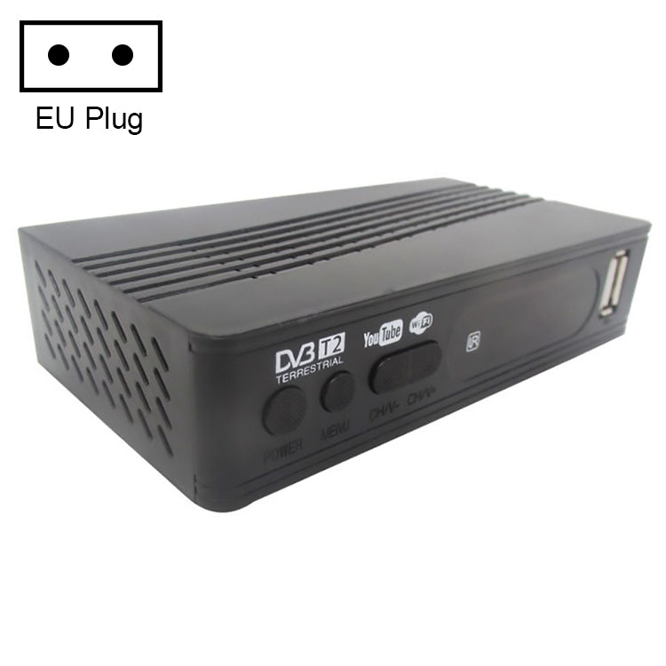 Décodeur récepteur TNT DVB-TC/C Full HD 1080P T15-T2, prise EU, TT0189EU, TT0189US