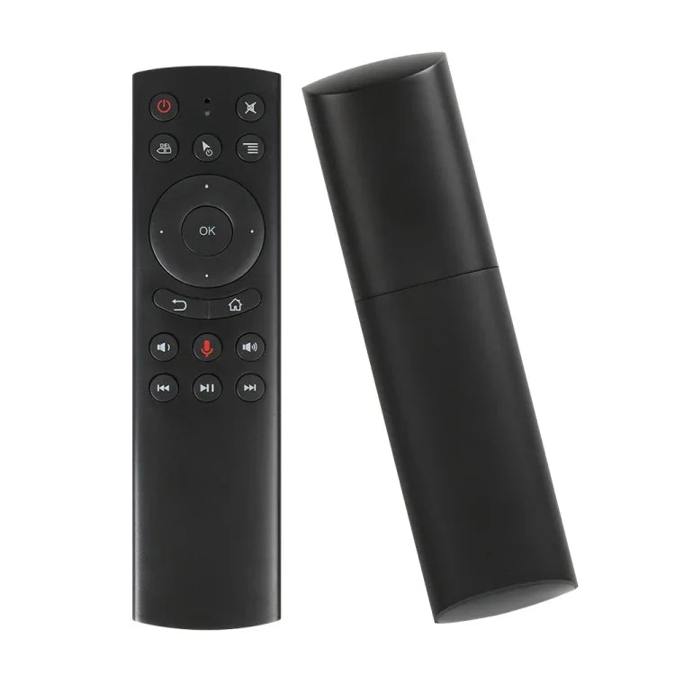Télécommande G20S 2.4G avec souris aérienne, saisie vocale haute fidélité, apprentissage infrarouge et gyroscope 6 axes pour PC, boîtier TV Android, ordinateur portable et projecteur.