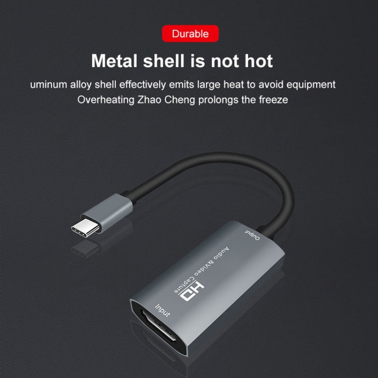 Boîtier de Capture Audio Vidéo Z29A HDMI Femelle vers USB-C / Type-C Mâle, Z29A