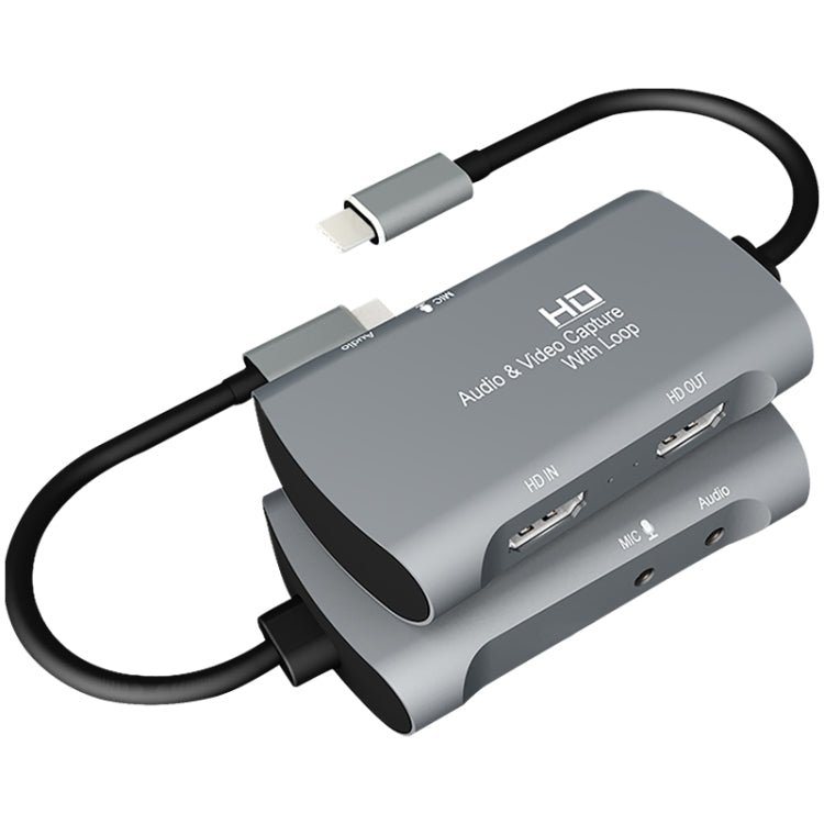 Boîtier de capture vidéo Z30A HDMI femelle + micro vers HDMI femelle + audio + USB-C / Type-C, Z30A