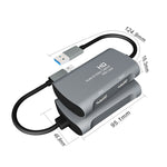 Boîtier de capture vidéo Z31 HDMI Femelle vers HDMI Femelle + Audio + USB 2.0, Z31