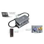 Boîtier de capture vidéo Z31 HDMI Femelle vers HDMI Femelle + Audio + USB 2.0, Z31