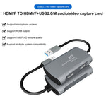 Boîtier de capture vidéo Z31 HDMI Femelle vers HDMI Femelle + Audio + USB 2.0, Z31