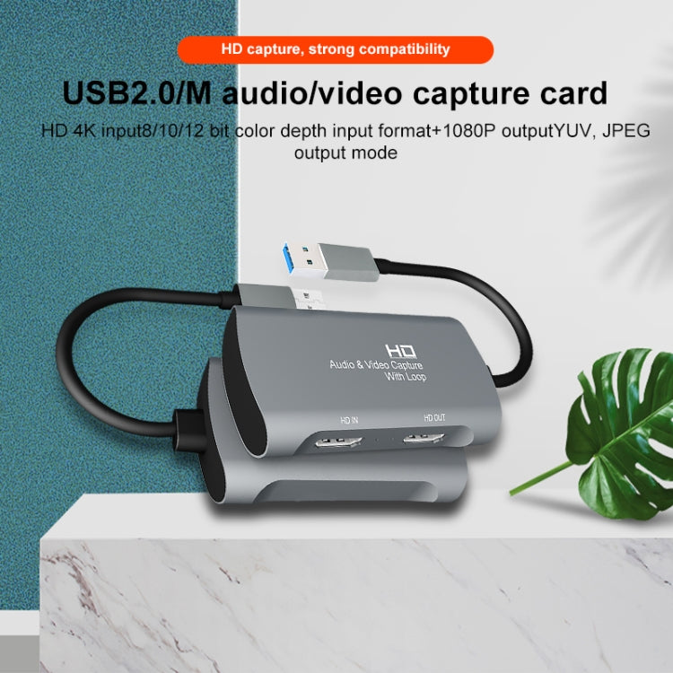Boîtier de capture vidéo Z31 HDMI Femelle vers HDMI Femelle + Audio + USB 2.0, Z31