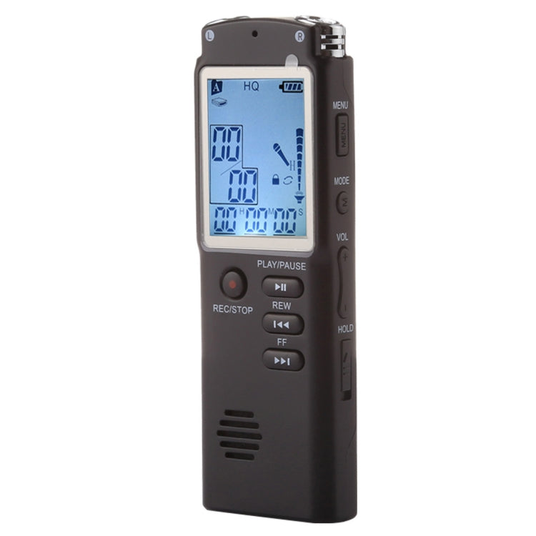 Enregistreur vocal audio portable VM113, 8 Go, supporte la lecture de musique / entrée LINE-IN et enregistrement téléphonique