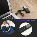 Enregistreur vocal audio portable VM113, 8 Go, supporte la lecture de musique / entrée LINE-IN et enregistrement téléphonique