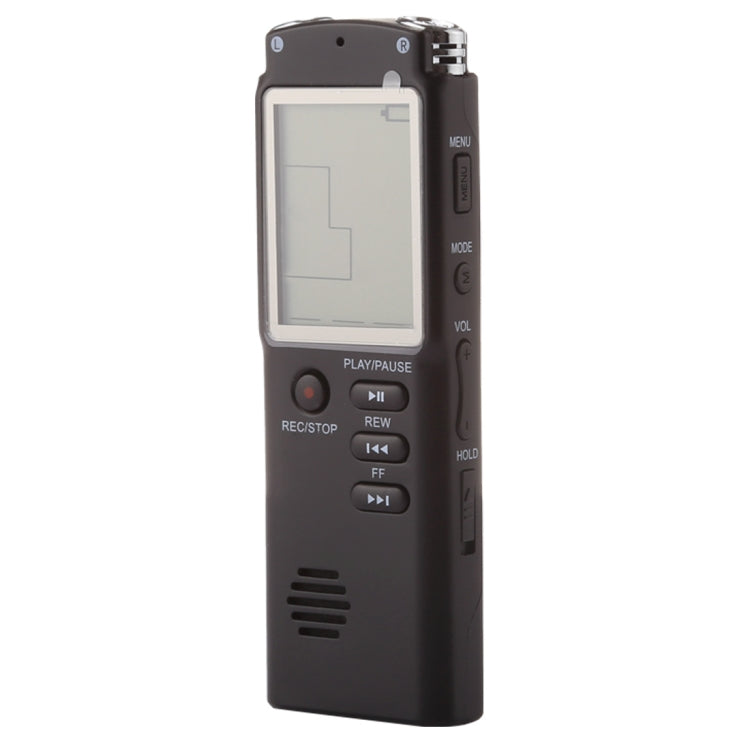 Enregistreur vocal audio portable VM113, 8 Go, supporte la lecture de musique / entrée LINE-IN et enregistrement téléphonique
