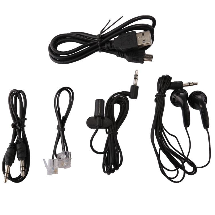 Enregistreur vocal audio portable VM113, 8 Go, supporte la lecture de musique / entrée LINE-IN et enregistrement téléphonique