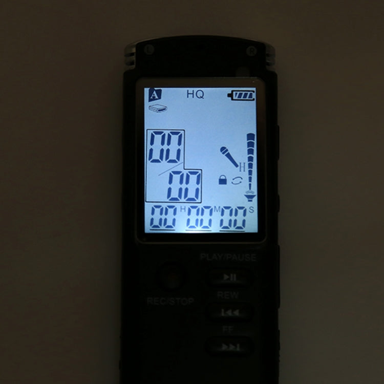 Enregistreur vocal audio portable VM113, 8 Go, supporte la lecture de musique / entrée LINE-IN et enregistrement téléphonique
