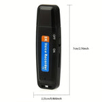 SK001 Enregistreur vocal USB portable rechargeable en forme de clé USB, sans mémoire, sans mémoire